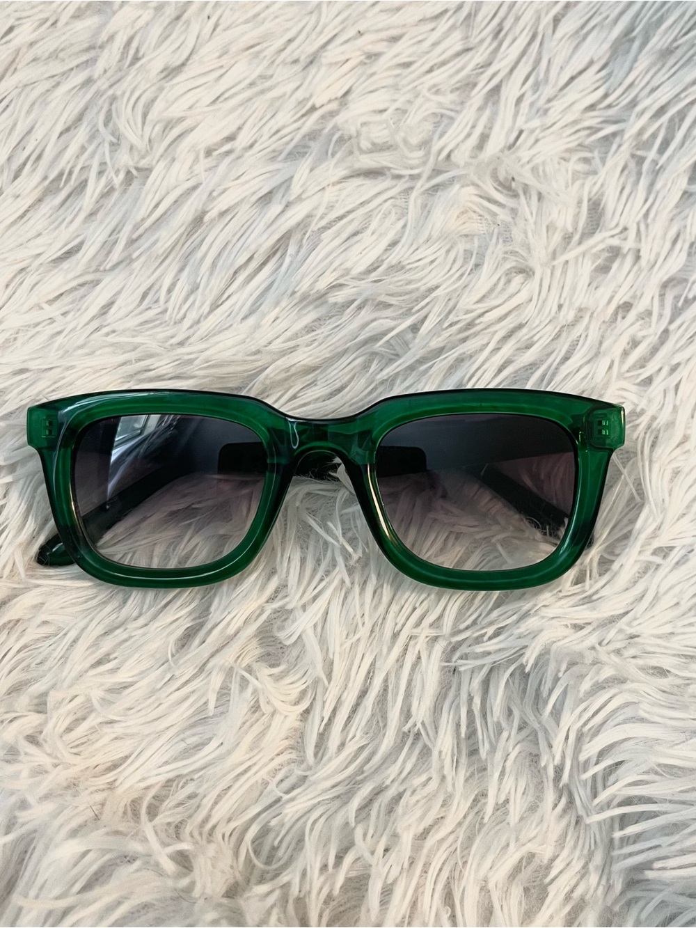 Cool Green framed sunglasses